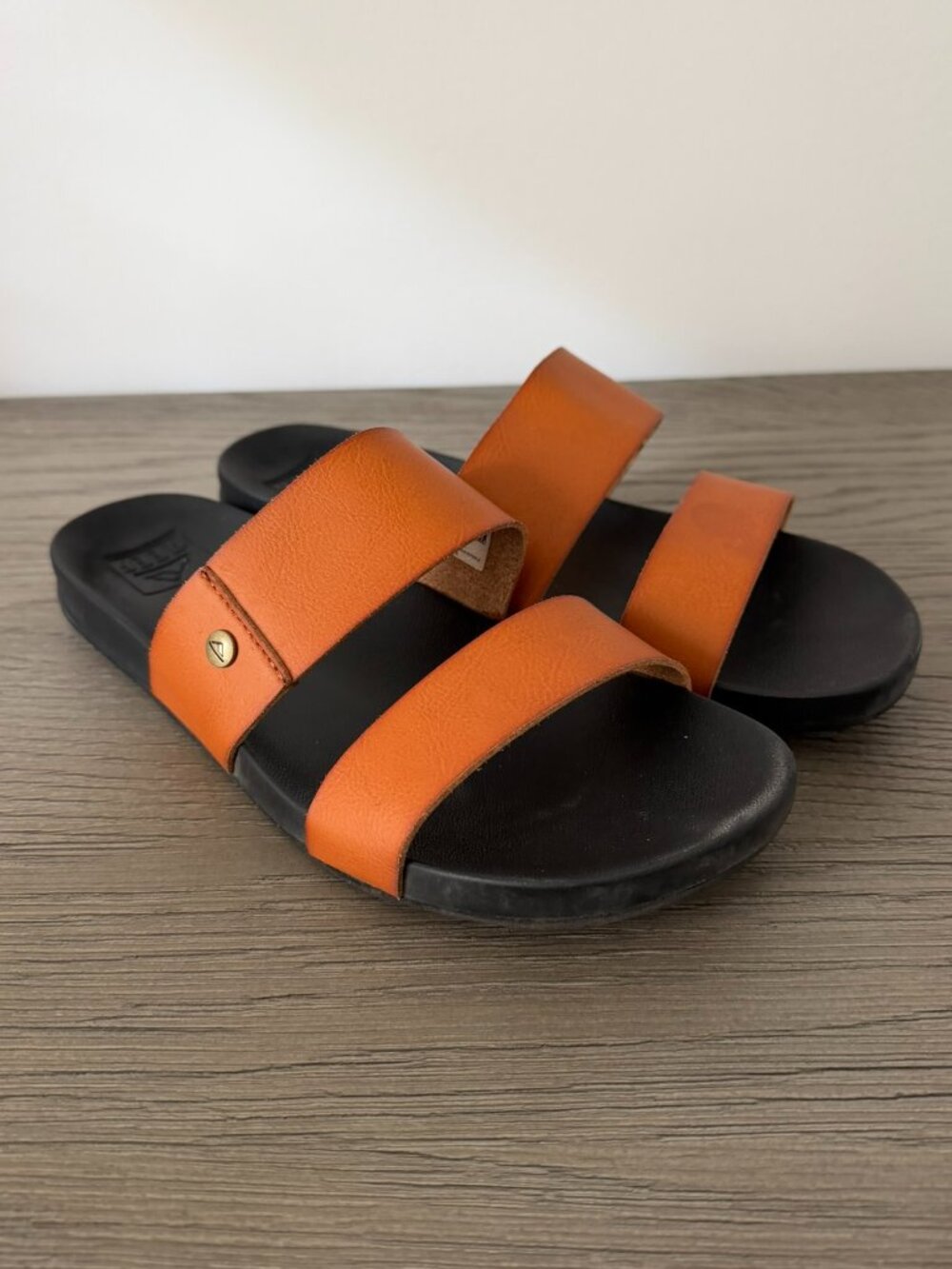 REEF Women's Brown Slide Sandals - Size 8.5